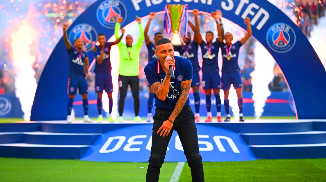 Booba untuk PSG dan Senggol Mbappé temp