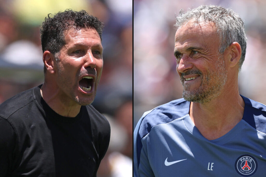 Duel Taktis Diego Simeone dan Luis Enrique