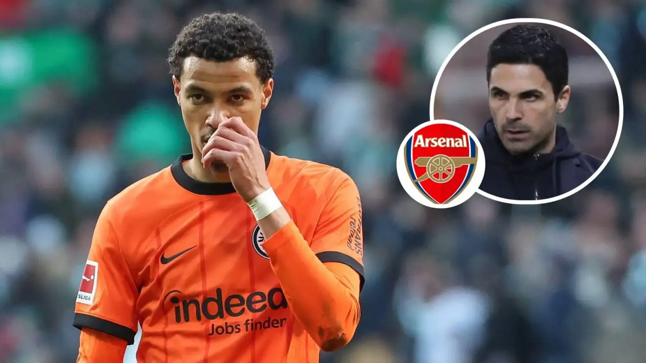 Hugo Ekitike Target Arsenal Arteta Frankfurt temp