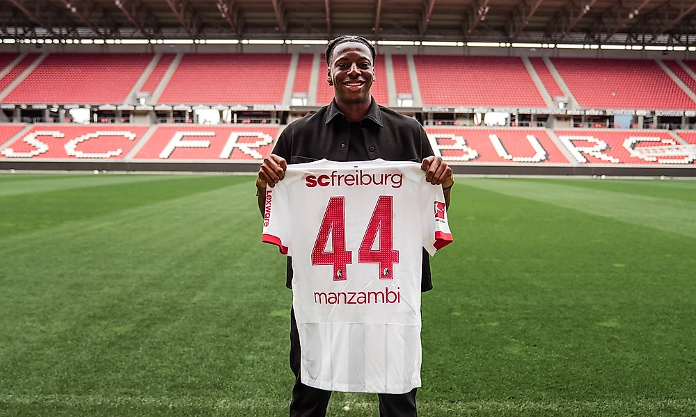 Johan Manzambi Bintang Muda Swiss Freiburg temp